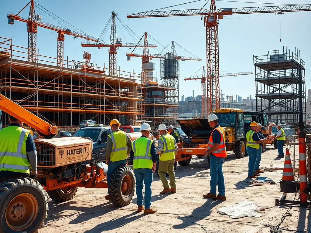 A photo of Evenii Grounds Contractors' directly employed team on site, showcasing their professionalism and expertise.